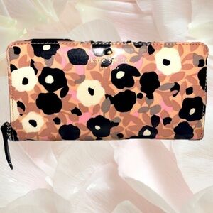 Kate Spade Cedar Street Floral Lacey, Zip Around Wallet, Very Rare, NWOT